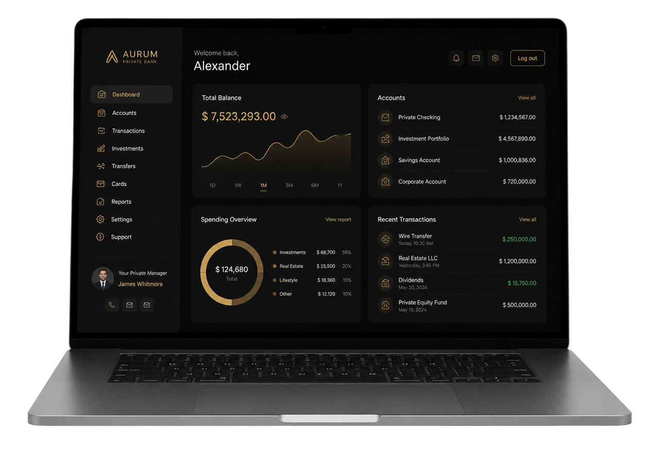 Bithive dashboard on laptop